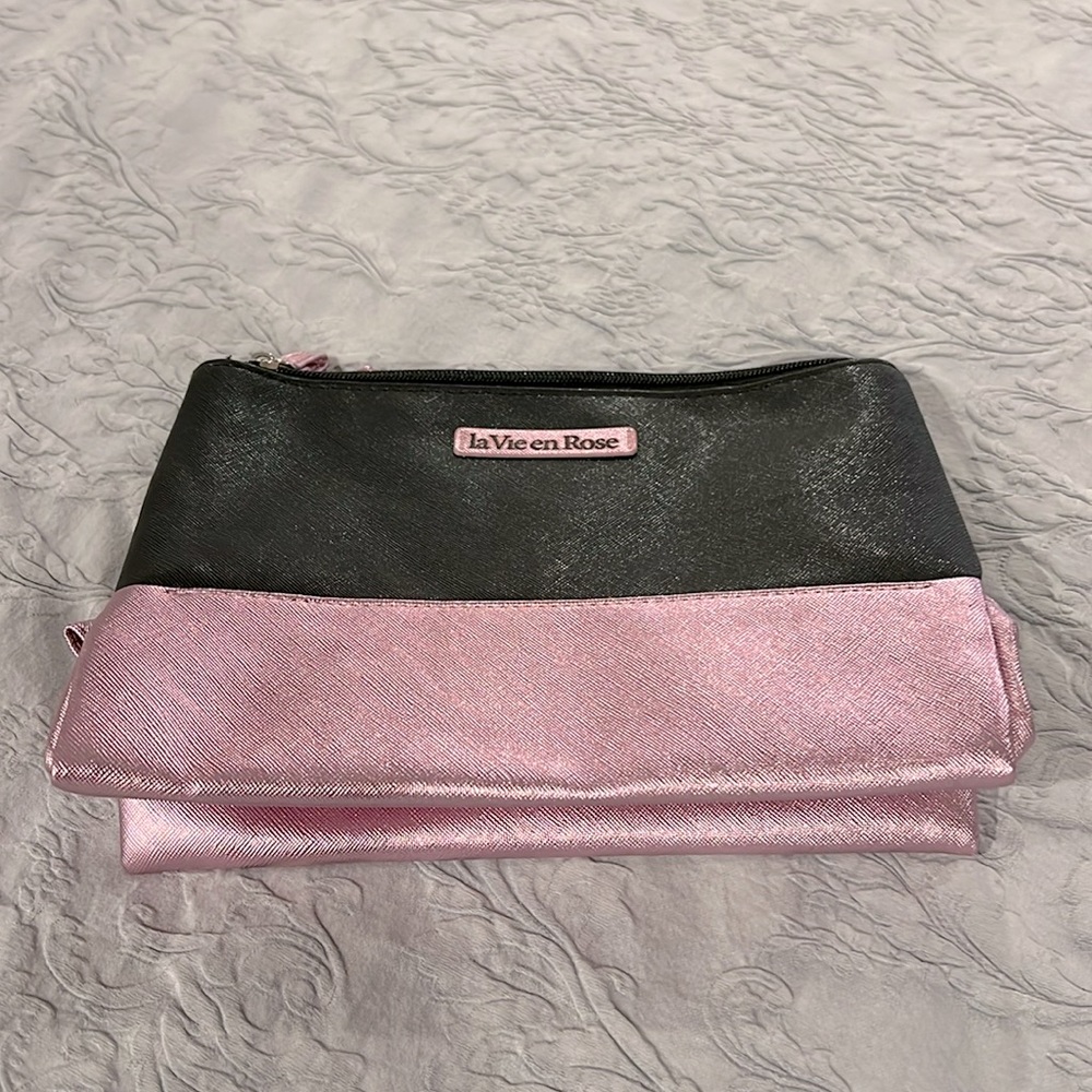 La Vie en Rose makeup bag, travel case